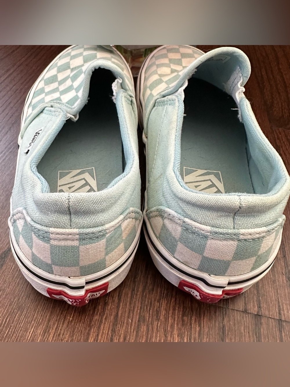 Vans Classic Slip-ons checkerboard, size 4Y - Picture 3 of 8